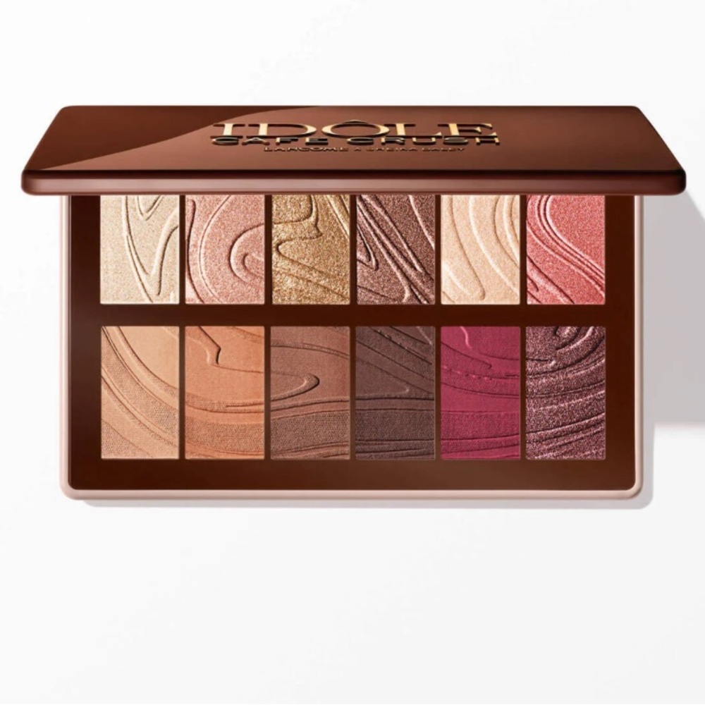 Lancome Idole cafe crush Eyeshadow Palette - Gold, Brown, Pink Hues. NWT.